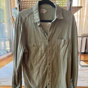 Light Green, Super Soft Button-Down - Faherty